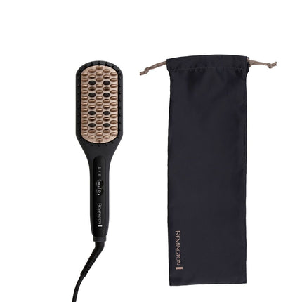 Remington Straight Brush Θερμαινόμενη Βούρτσα Ισιώματος με Αντιστατική Κεραμική Επίστρωση για Λεία Μαλλιά με Όγκο CB7400