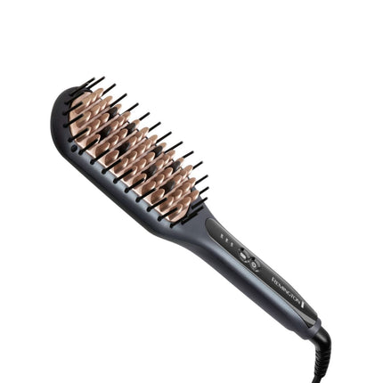 Remington Straight Brush Θερμαινόμενη Βούρτσα Ισιώματος με Αντιστατική Κεραμική Επίστρωση για Λεία Μαλλιά με Όγκο CB7400