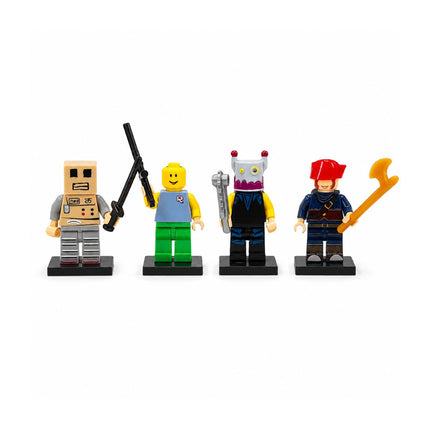 Rodlox Mini Figures Σετ 4 Συλλεκτικές Φιγούρες με Αξεσουάρ και Βάσεις 6+ Ετών