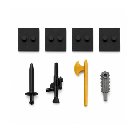Rodlox Mini Figures Σετ 4 Συλλεκτικές Φιγούρες με Αξεσουάρ και Βάσεις 6+ Ετών