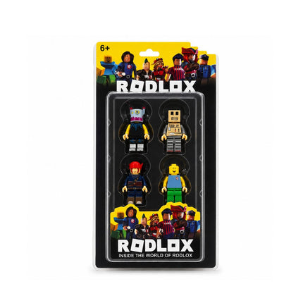 Rodlox Mini Figures Σετ 4 Συλλεκτικές Φιγούρες με Αξεσουάρ και Βάσεις 6+ Ετών