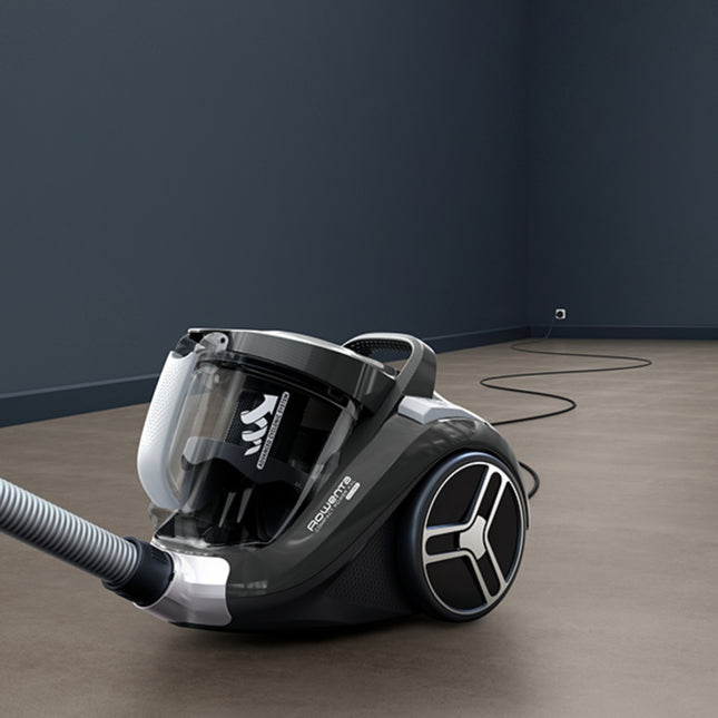 Rowenta Compact Power XXL Ηλεκτρική Σκούπα Χωρίς Σακούλα 900W Max με Δοχείο 2,5L, Τεχνολογία EffiTech, Κυκλωνικό Σύστημα & 4 Εξαρτήματα RO4B36