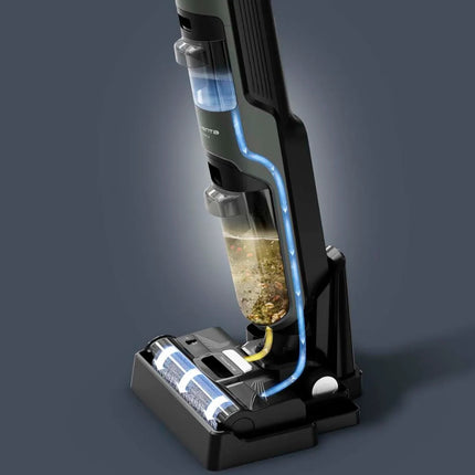 Rowenta Επαναφορτιζόμενη Σκούπα 2 σε 1 X-Clean 4 Wet & Dry για Σκούπισμα & Σφουγγάρισμα GZ5035WO