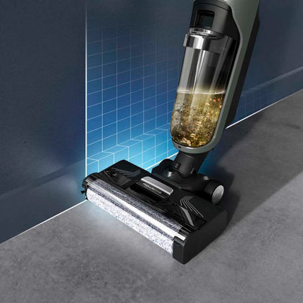 Rowenta Επαναφορτιζόμενη Σκούπα 2 σε 1 X-Clean 4 Wet & Dry για Σκούπισμα & Σφουγγάρισμα GZ5035WO
