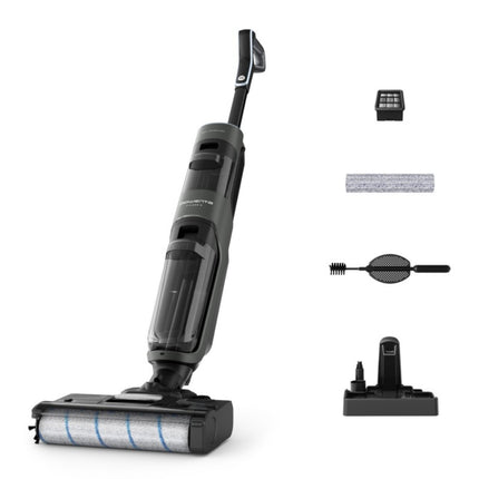 Rowenta Επαναφορτιζόμενη Σκούπα 2 σε 1 X-Clean 4 Wet & Dry για Σκούπισμα & Σφουγγάρισμα GZ5035WO