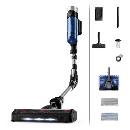 Rowenta Επαναφορτιζόμενη Σκούπα Stick 2 σε 1 X-Force Flex 9.60 Aqua με Σφουγγάρισμα και 100 Air Watts RH20C0