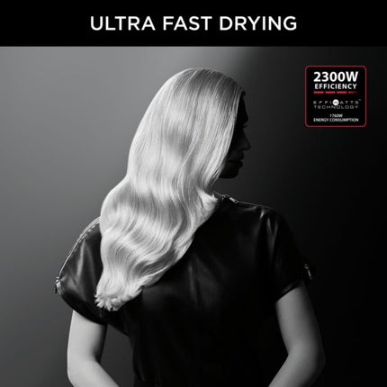 Rowenta x Karl Lagerfeld Studio Dry Σεσουάρ Μαλλιών 2100W με Effiwatt & Thermo Control CV581L