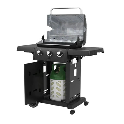 Broil King Royal 320 Shadow Ψησταριά BBQ με 3 Καυστήρες Dual-Tube™ και Flav-R-Wave™ 824253SDW Μαύρο