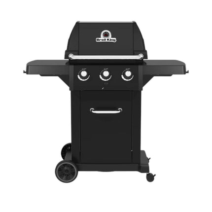 Broil King Royal 320 Shadow Ψησταριά BBQ με 3 Καυστήρες Dual-Tube™ και Flav-R-Wave™ 824253SDW Μαύρο