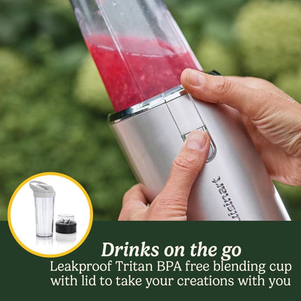 CUISINART Ασύρματο Μπλέντερ On The Go 200W 450ml σε Ασημί Χρώμα για Απόλυτη Αντοχή, Απόλαυση Παντού, Οποτεδήποτε