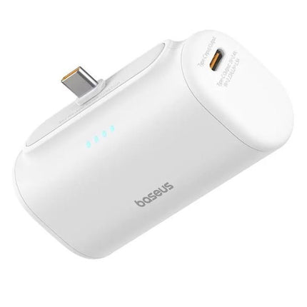 Baseus Powerbank 20W 5000mAh Plug-In USB-C 20W White