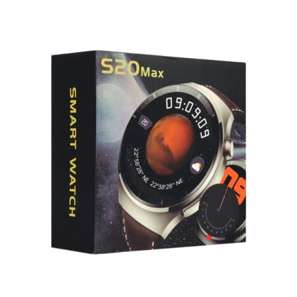 S20 Max Smartwatch 46mm Premium Σχεδιασμός με Ασύρματη Φόρτιση, NFC & Φωνητικό Βοηθό 1 Τεμάχιο