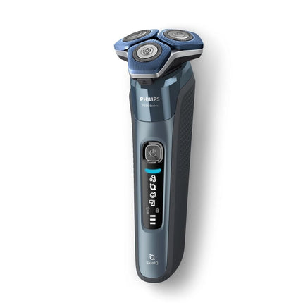 PHILIPS Series 7000 Επαναφορτιζόμενη Περιστρεφόμενη Ξυριστική Μηχανή Προσώπου με Κεφαλές, Τεχνολογία SkinIQ, Αισθητήρα Ανίχνευσης Πυκνότητας, Αυτοακονιζόμενες Λεπίδες 360-D, Bluetooth & έως 60 Λεπτά Χρόνο Λειτουργίας S7882/55