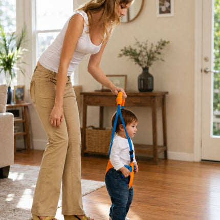 Mobu Baby Moon Walk Ρυθμιζόμενος Ιμάντας Εκμάθησης Βαδίσματος για Μωρά με Σταθερά Κουμπώματα Ασφαλείας 6+ Μηνών
