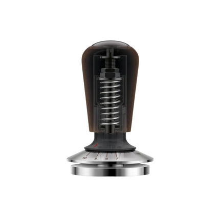 SAGE Tamper Καφέ 54mm με Ρύθμιση Πίεσης 7–10kg & Αυτόματη Εξισορρόπηση με Λαβή Καρυδιάς SEA202WLW0ZEU1
