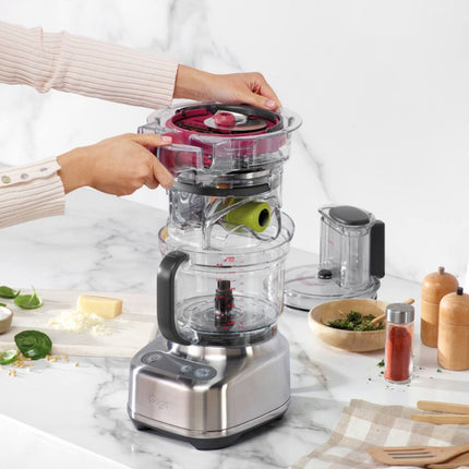 SAGE The Paradice 9 Πολυκόφτης Πολυμίξερ 2L 650W με Δίσκους Κοπής, Dicing Kit & Αποθήκευση Εξαρτημάτων SFP638BSS2GUK1