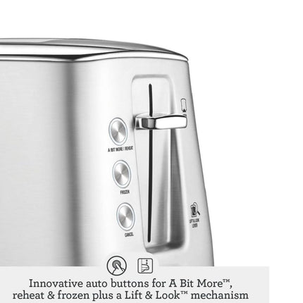 SAGE Luxe Φρυγανιέρα 2 Φετών 1000W με 6 Προγράμματα & LED Ένδειξη Ψησίματος STA735SST4GEU1 Sea Salt