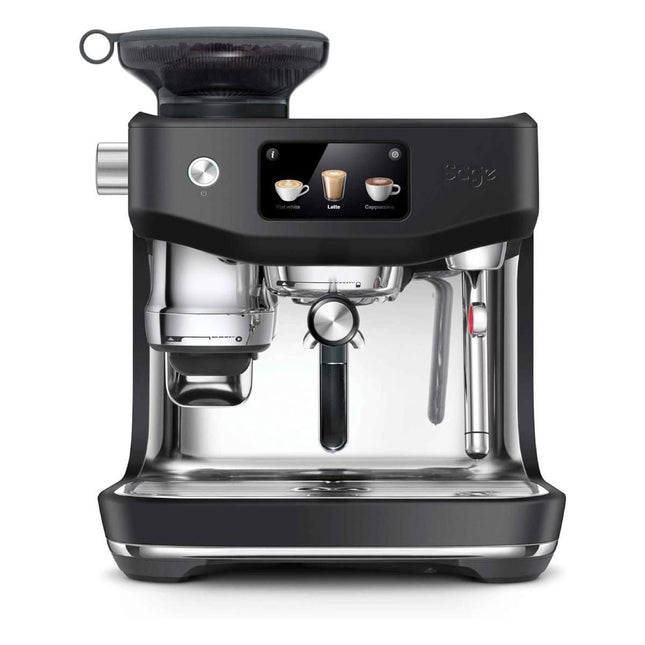 SAGE the Oracle™ Jet Premium Αυτόματη Μηχανή Espresso με ThermoJet®, Auto MilQ™ & Ενσωματωμένο Grinder, Μαύρο SES985