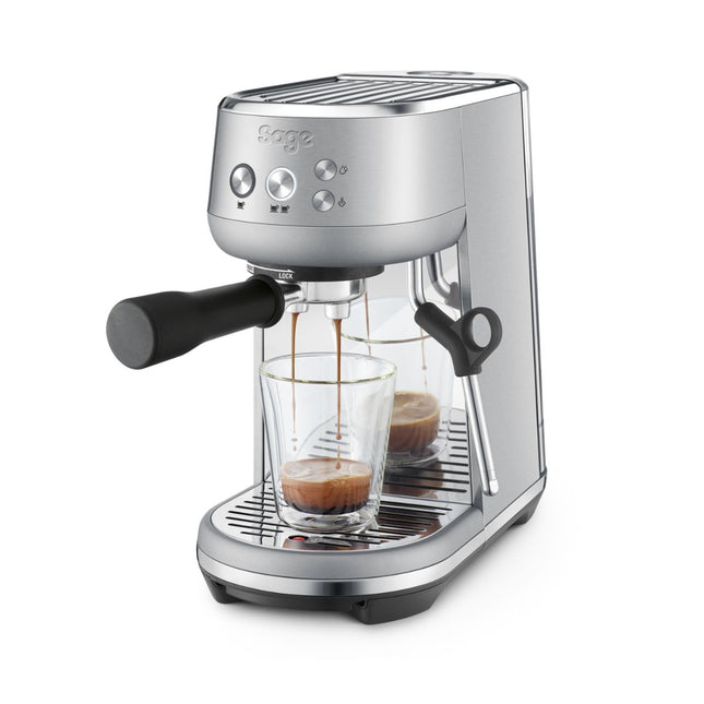 SAGE the Bambino Μηχανή Espresso 15 bar με ThermoJet & Ακροφύσιο Ατμού για Microfoam SES450BSS4GUK1 Ασημί