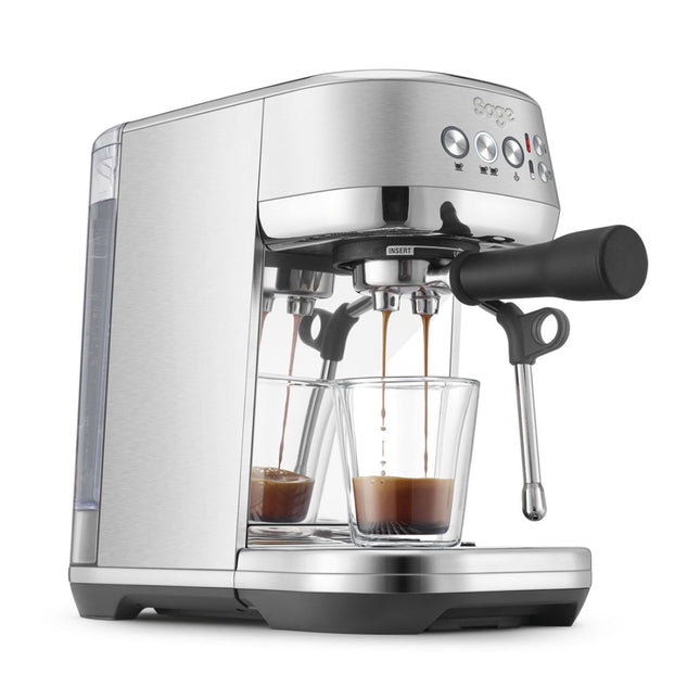 SAGE the Bambino Plus Μηχανή Espresso 1.9L 1600W 15 Bar με Αυτόματο Ακροφύσιο Ατμού & ThermoJet SES500BSS4GUK1 Inox
