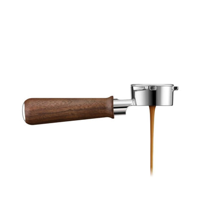 SAGE Γυμνό Portafilter 54mm για Μηχανές Espresso Ανοξείδωτο με Λαβή Καρυδιάς TSEA204WLW0ZEU1