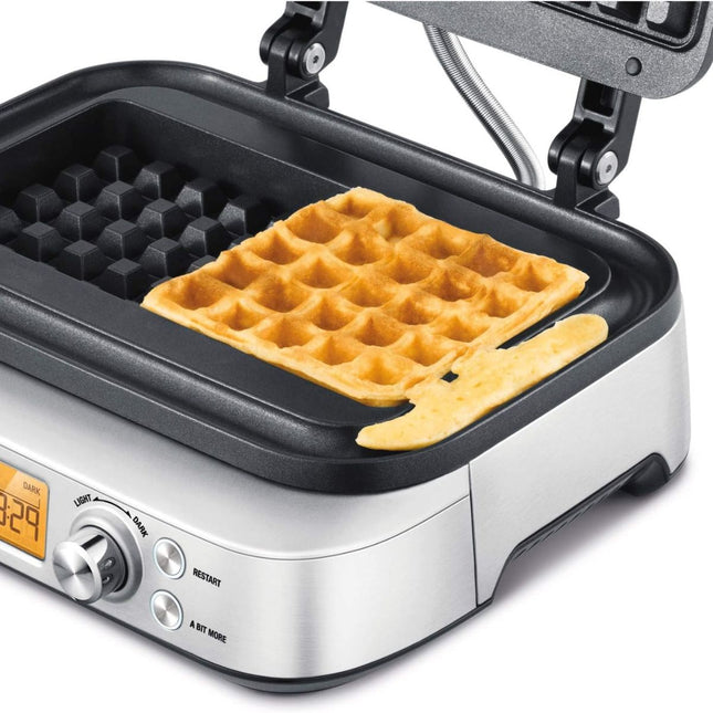 SAGE The Small Waffle Pro Βαφλιέρα 1000W με LCD & 12 Ρυθμίσεις Ψησίματος BWM620UK