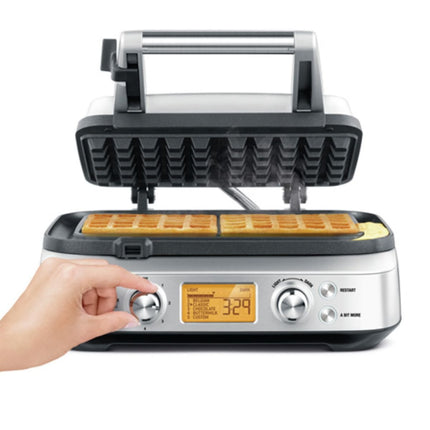 SAGE The Small Waffle Pro Βαφλιέρα 1000W με LCD & 12 Ρυθμίσεις Ψησίματος BWM620UK