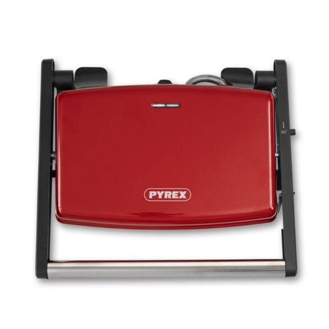 PYREX SB-292 Panini Retro Τοστιέρα XL 1500W με Αντικολλητικές Πλάκες & Άνοιγμα 180°