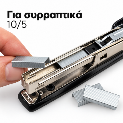 SAX EASYpro Συρραπτικό Έως 16 Φύλλα με Ενσωματωμένο Αποσυρραπτικό XS S-159 Μαύρο