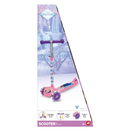 AS Παιδικό Πατίνι Plus Τρίτροχο Frozen με Φωτιζόμενες Ρόδες & Ρυθμιζόμενο Τιμόνι 3+ Ετών