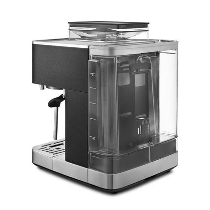 KitchenAid Ημιαυτόματη Μηχανή Espresso 15bar με Ενσωματωμένο Μύλο και Αντλία 5KES6551BBK Cast Iron Black