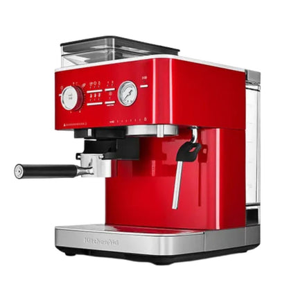 KitchenAid Ημιαυτόματη Μηχανή Espresso 15bar με Ενσωματωμένο Μύλο 5KES6551BCA Candy Apple