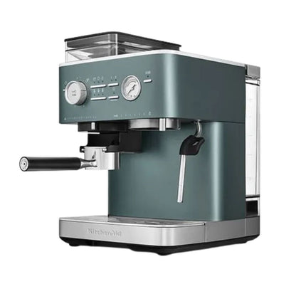 KitchenAid Ημιαυτόματη Μηχανή Espresso 15bar με Ενσωματωμένο Μύλο και Αντλία 5KES6551BJP Juniper