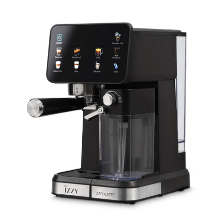 IZZY Ημιαυτόματη Μηχανή Espresso Aerolatte 20 Bar με Cold Brew & Δοχείο Αφρόγαλου IZ-6020