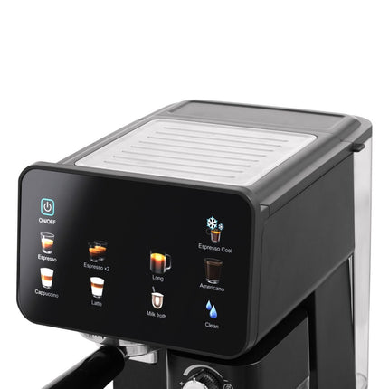 IZZY Ημιαυτόματη Μηχανή Espresso Aerolatte 20 Bar με Cold Brew & Δοχείο Αφρόγαλου IZ-6020