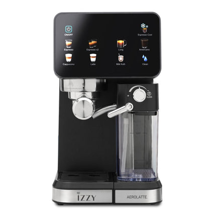 IZZY Ημιαυτόματη Μηχανή Espresso Aerolatte 20 Bar με Cold Brew & Δοχείο Αφρόγαλου IZ-6020