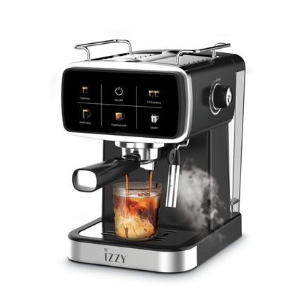 IZZY Ημιαυτόματη Μηχανή Espresso Dolce 1500W 20 Bar με Cold Brew & Ακροφύσιο Ατμού IZ-6021