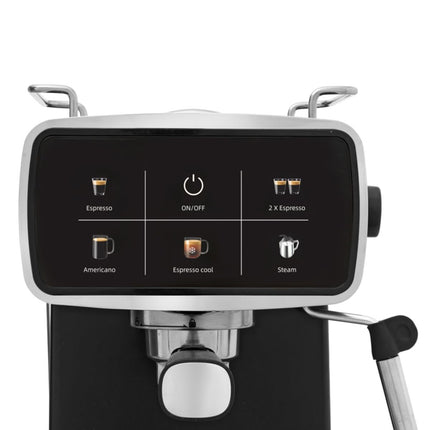 IZZY Ημιαυτόματη Μηχανή Espresso Dolce 1500W 20 Bar με Cold Brew & Ακροφύσιο Ατμού IZ-6021