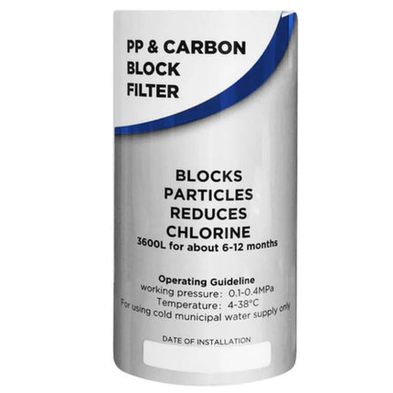 PP & Carbon Block Filter n.1 for JT1645 Midea Water Purifier