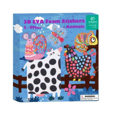 Tooky Toy Σετ Χειροτεχνίας με Αφρώδη Αυτοκόλλητα Ζωάκια LT124 3+ Ετών