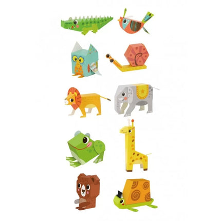 Tooky Toy Σετ Οριγκάμι 3D Ζώα LT032 3+ Ετών