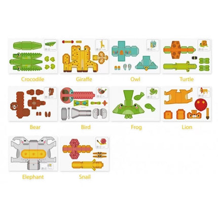 Tooky Toy Σετ Οριγκάμι 3D Ζώα LT032 3+ Ετών