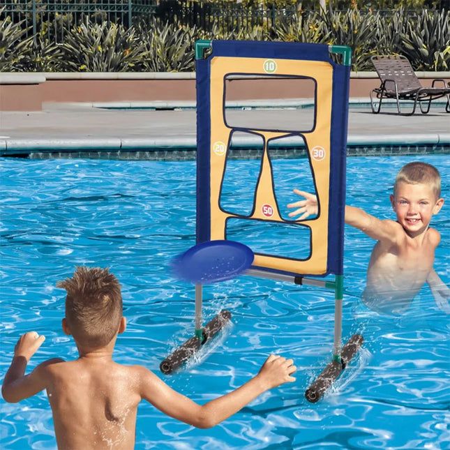 Σετ Παιδικό Παιχνίδι Πισίνας με Frisbee και Βάση Κράτησης – Υπαίθρια Αθλήματα για Παιδιά