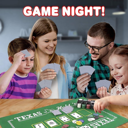 Σετ Πόκερ Chips Texas Holdem Poker 80627 200 τεμάχια