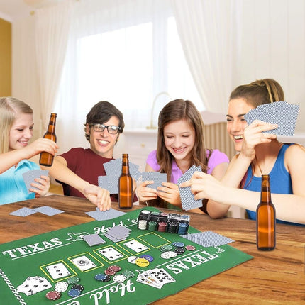 Σετ Πόκερ Chips Texas Holdem Poker 80627 200 τεμάχια