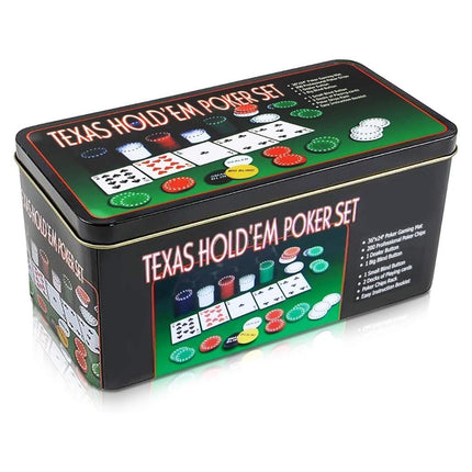 Σετ Πόκερ Chips Texas Holdem Poker 80627 200 τεμάχια
