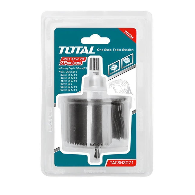 TOTAL – Σετ Ποτηροτρύπανα Ξύλου 7τμχ TACSH3071