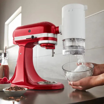 KitchenAid Εξάρτημα για Τριμμένο Πάγο με 2 Λεπίδες και 4 Φόρμες 5KSMSIA Λευκό