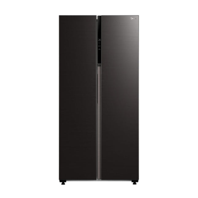Midea Ψυγείο Side by Side 460L Inverter Total No Frost Quattro με Dual Cooling & WiFi MSmartHome, MDRS619FIE28 Μαύρο