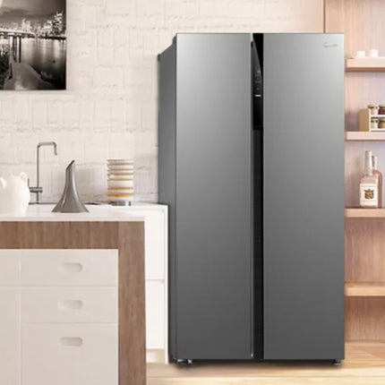Midea Ψυγείο Side by Side 548L Inverter Total No Frost με All Around Cooling & Quick Freeze, Inox MERS530FGE02